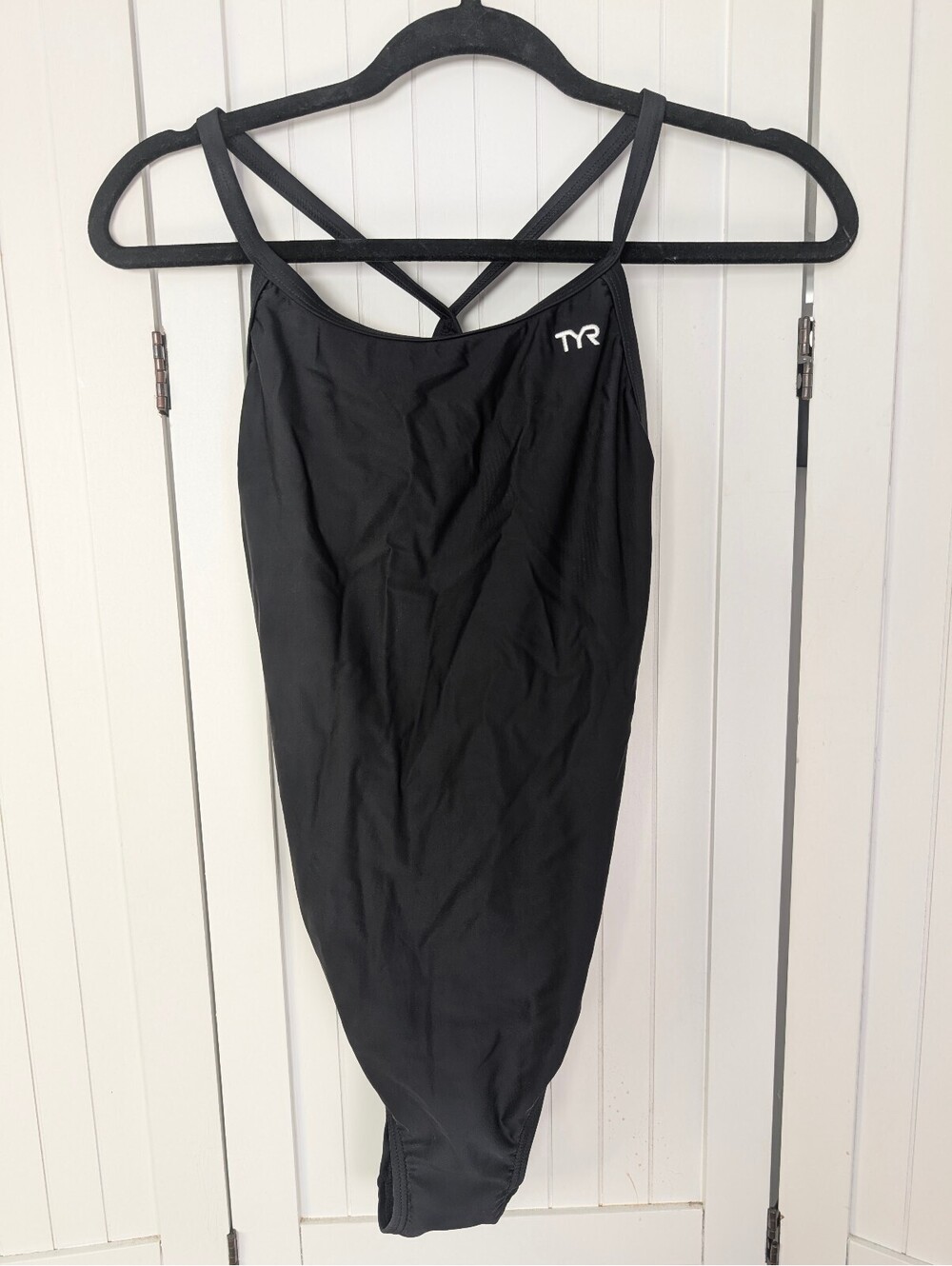 TYR TYReco Diamondfit Swimsuit Womens 38 XL Black One Piece NWT DSOL1A